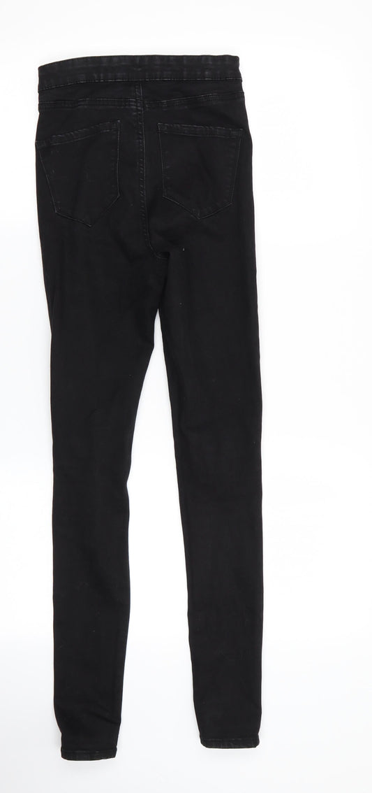 Womens UK Size 8 denim and co Regular Fit Skinny Black Jeans
