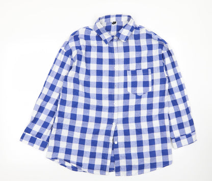 Womens UK Size 10 Zaful Multicoloured Basic Button-Up