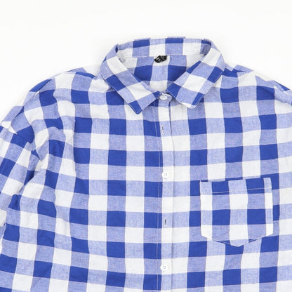 Womens UK Size 10 Zaful Multicoloured Basic Button-Up