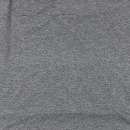 Womens UK Size 8 Mango Grey Basic T-Shirt