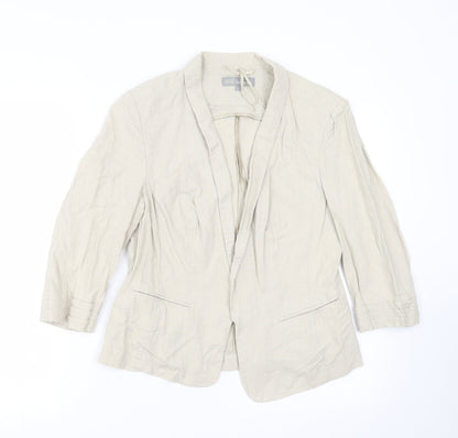 Marks and Spencer Womens Beige   Jacket Suit Jacket Size 12