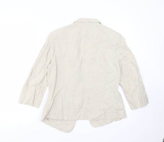 Marks and Spencer Womens Beige   Jacket Suit Jacket Size 12