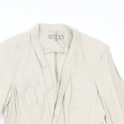 Marks and Spencer Womens Beige   Jacket Suit Jacket Size 12