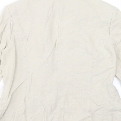 Marks and Spencer Womens Beige   Jacket Suit Jacket Size 12