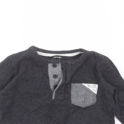 George Baby Grey   Basic T-Shirt Size 12-18 Months