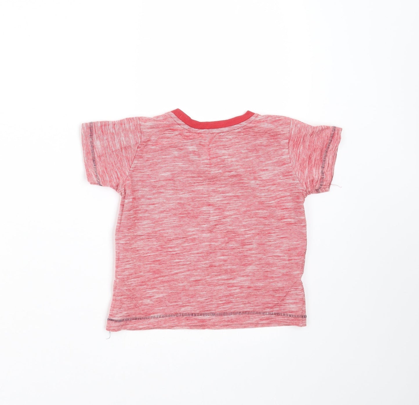 Matalan Boys Red Striped  Basic T-Shirt Size 9-12 Months  - the ladies love me
