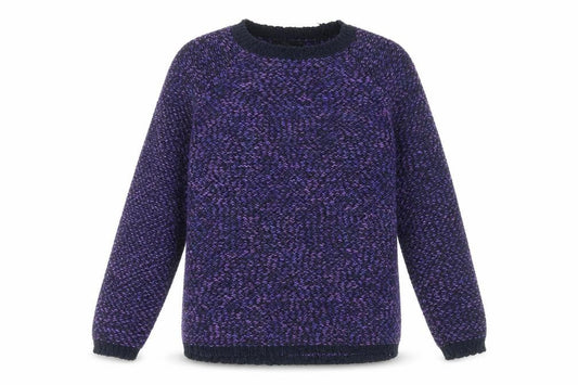Womens UK Size S BM COLLECTION Purple Pullover Jumper