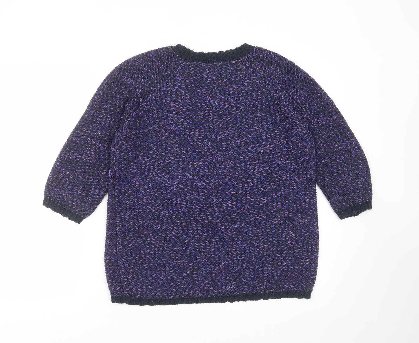 Womens UK Size S BM COLLECTION Purple Pullover Jumper