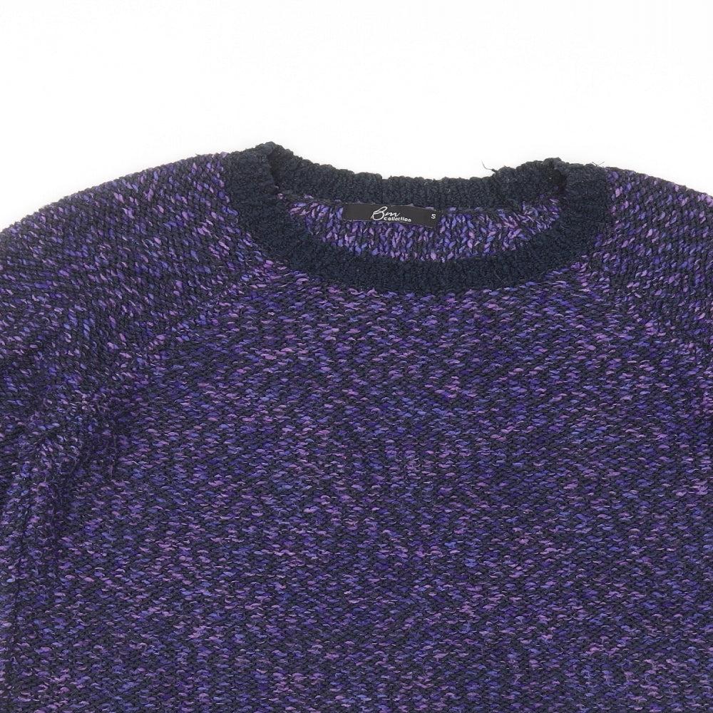 Womens UK Size S BM COLLECTION Purple Pullover Jumper