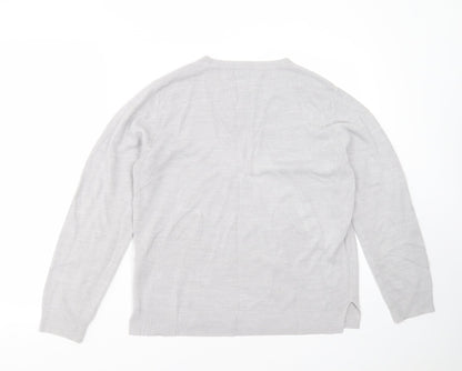 Womens UK Size 14 Marks and Spencer Grey Pullover Jumper