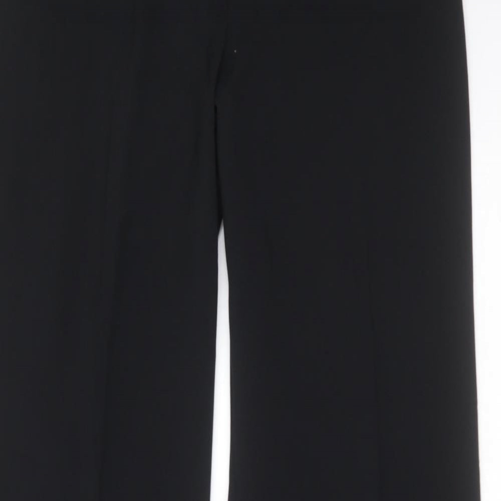 Womens UK Size 8 Marks and Spencer Regular Fit  Black Trousers