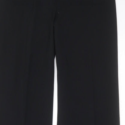 Womens UK Size 8 Marks and Spencer Regular Fit  Black Trousers