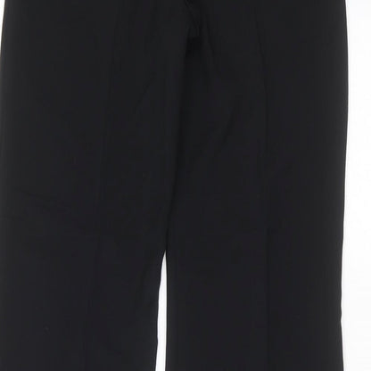 Womens UK Size 8 Marks and Spencer Regular Fit  Black Trousers