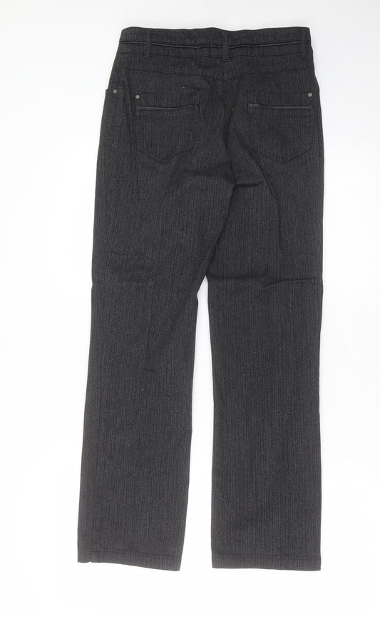 Womens UK Size 8 Marks and Spencer Regular Fit Straight Grey Jeans
