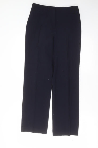 Womens UK Size 8 Marks and Spencer Regular Fit  Blue Trousers
