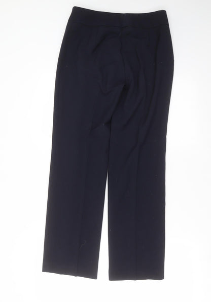 Womens UK Size 8 Marks and Spencer Regular Fit  Blue Trousers