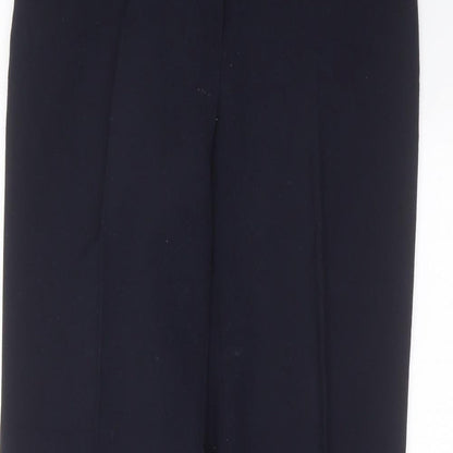 Womens UK Size 8 Marks and Spencer Regular Fit  Blue Trousers