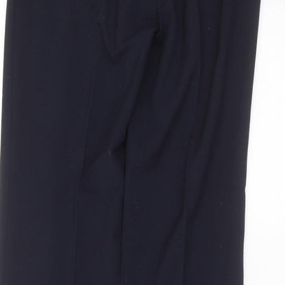 Womens UK Size 8 Marks and Spencer Regular Fit  Blue Trousers
