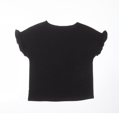 F&F Womens Black   Basic Blouse Size 10