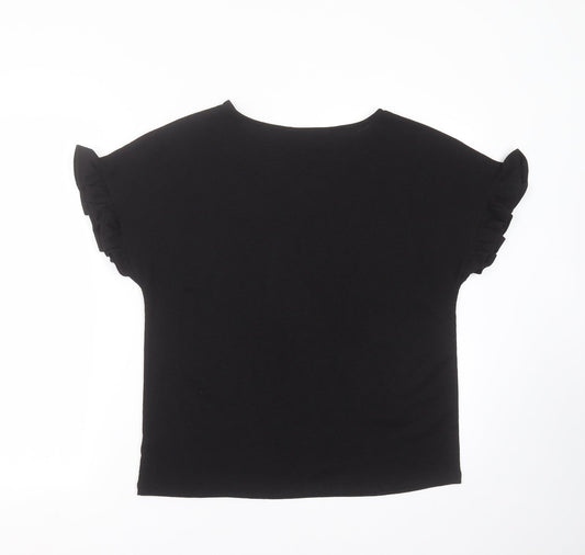 F&F Womens Black   Basic Blouse Size 10