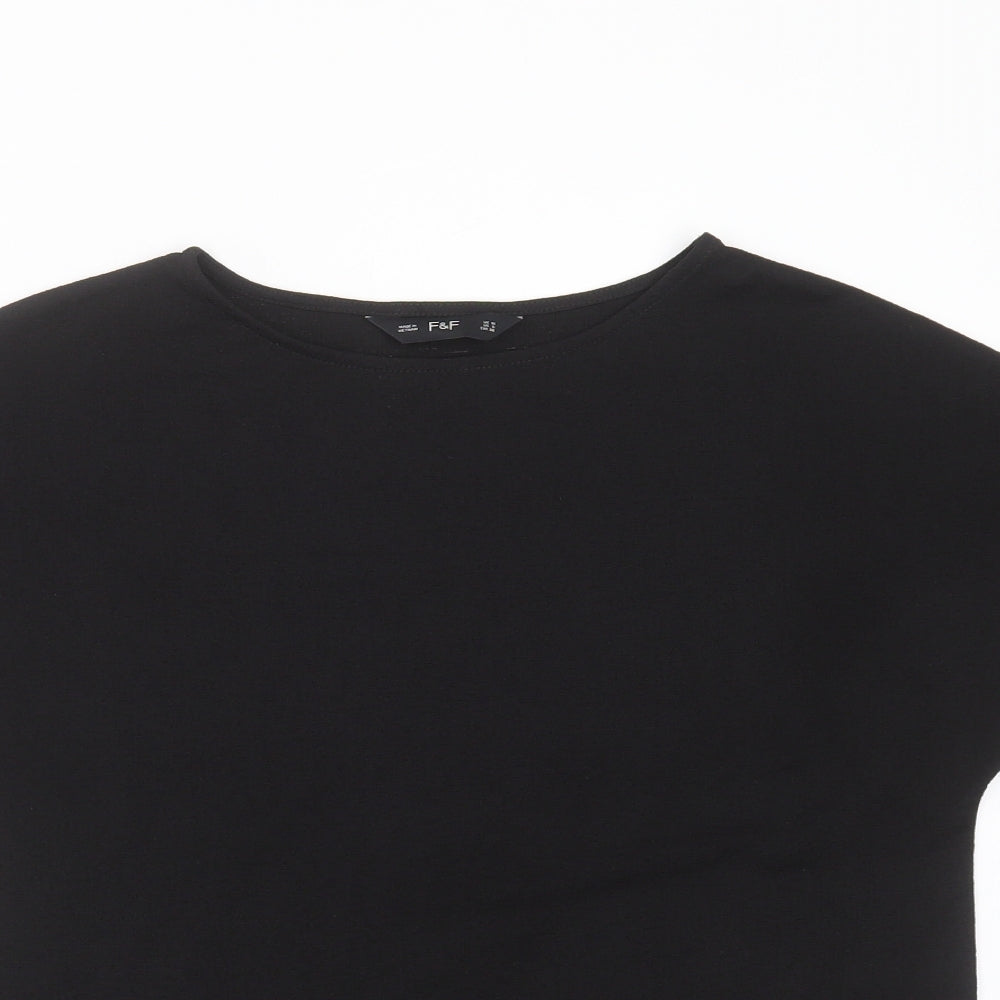 F&F Womens Black   Basic Blouse Size 10