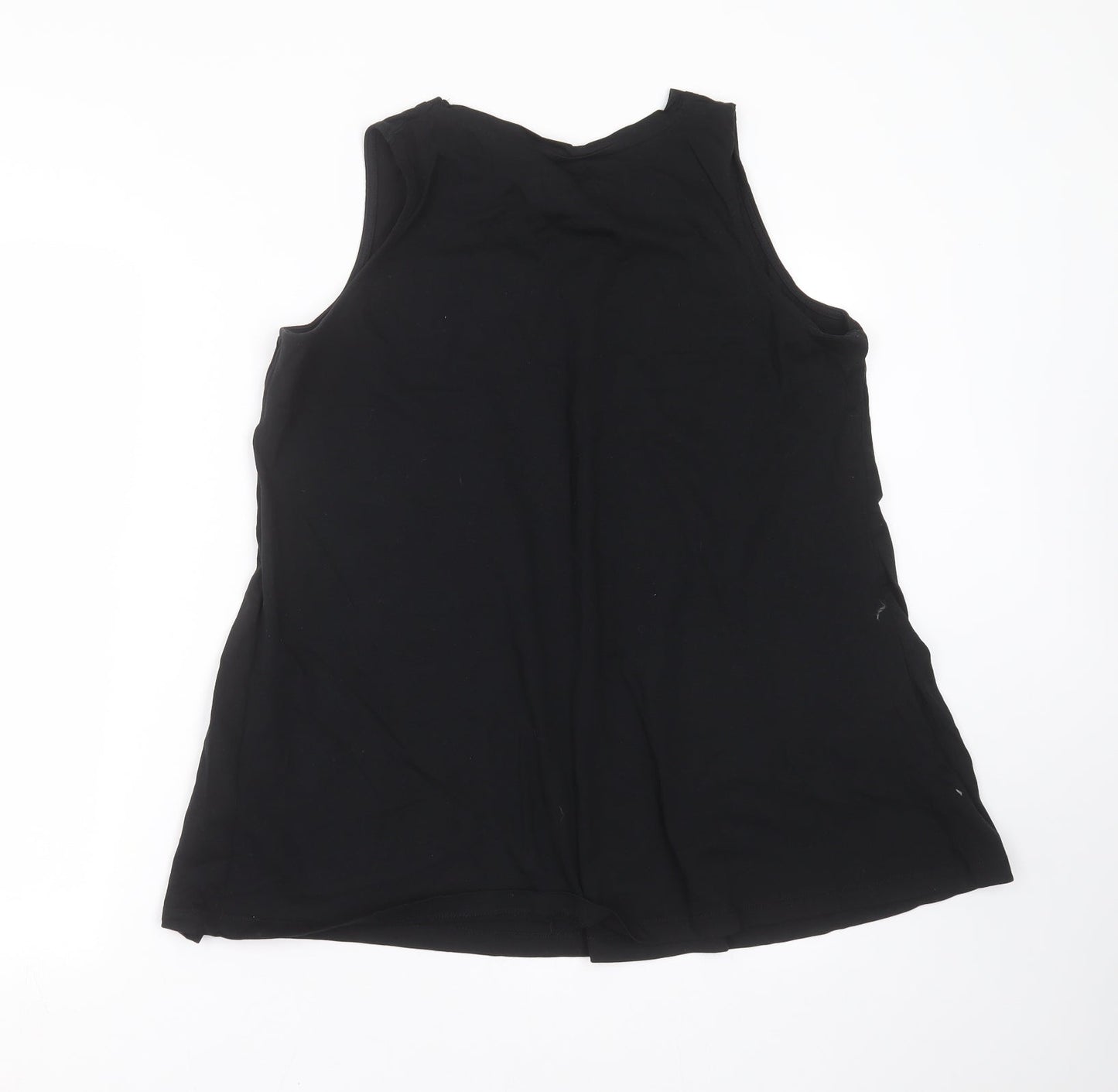 Womens UK Size 18 Label Be Black Basic Tank
