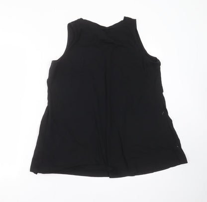 Womens UK Size 18 Label Be Black Basic Tank