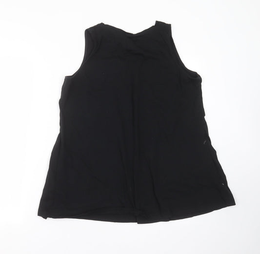Womens UK Size 18 Label Be Black Basic Tank
