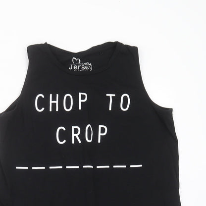 Womens UK Size 18 Label Be Black Basic Tank