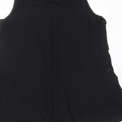 Womens UK Size 18 Label Be Black Basic Tank