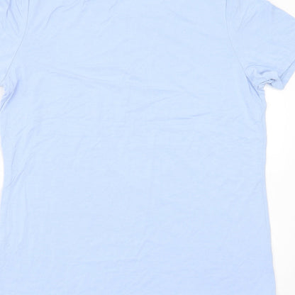 Womens UK Size S anna rose Blue Basic T-Shirt