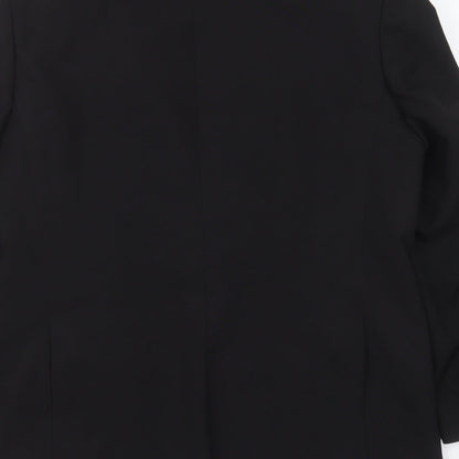 GREENWOODS Mens Black   Jacket Suit Jacket Size 38