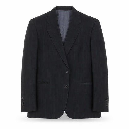 Front view of Preworn men’s grey herringbone jacket suit jacket, size 44