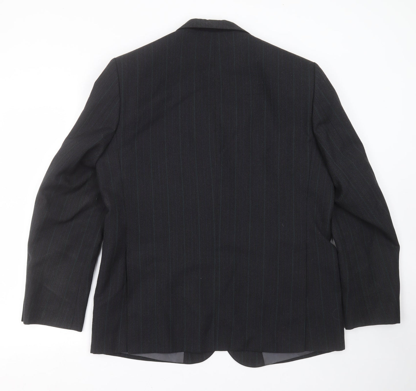 Preworn Mens Grey Herringbone  Jacket Suit Jacket Size 44