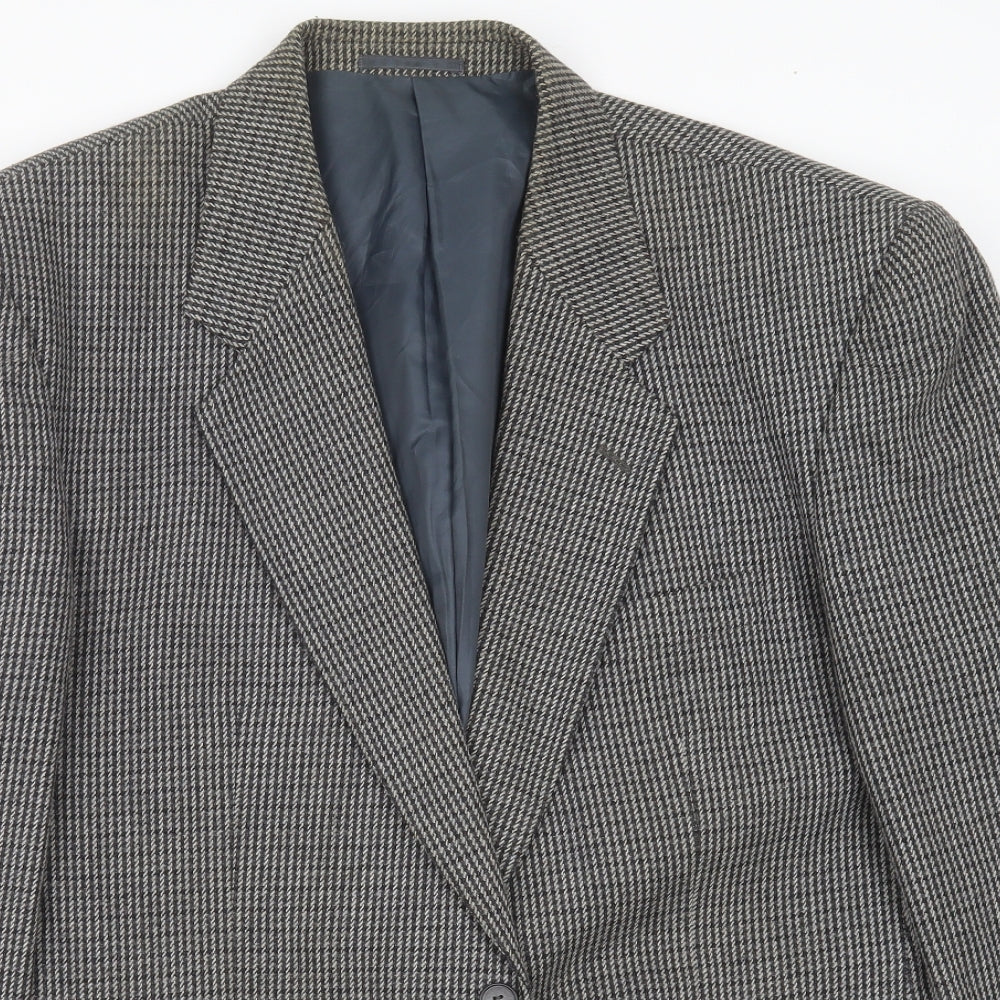 Mens UK Size 44 C&A Regular Grey Suit Jacket