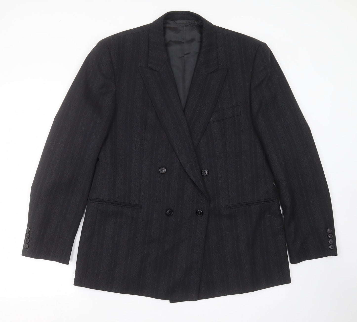 Mens UK Size 42 Preworn Regular Grey Suit Jacket