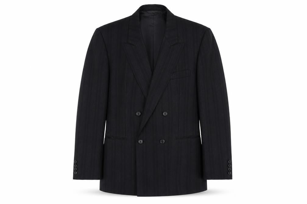 Mens UK Size 42 Preworn Regular Grey Suit Jacket