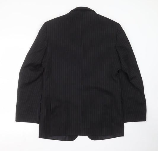 Mens UK Size 40 Burton Regular Black Suit Jacket
