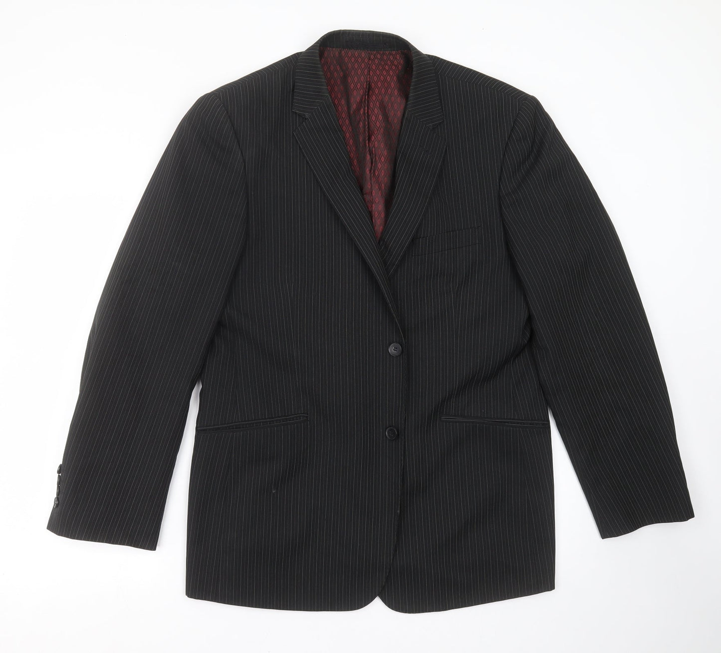 Mens UK Size 42 Taylor & Wright Regular Black Suit Jacket