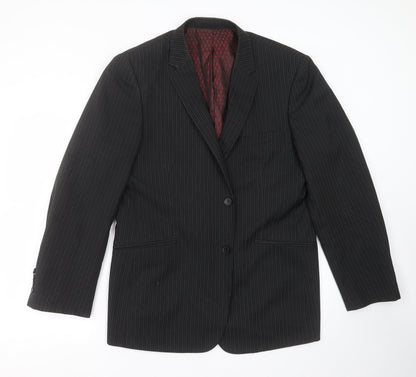 Mens UK Size 42 Taylor & Wright Regular Black Suit Jacket