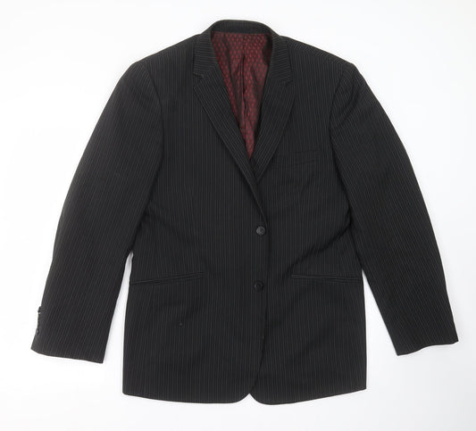 Mens UK Size 42 Taylor & Wright Regular Black Suit Jacket