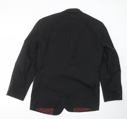 Mens UK Size 42 Taylor & Wright Regular Black Suit Jacket