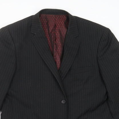 Mens UK Size 42 Taylor & Wright Regular Black Suit Jacket