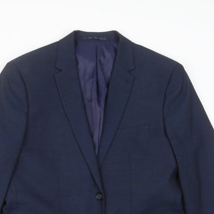 Mens UK Size 40 Taylor & Wright Regular Blue Suit Jacket
