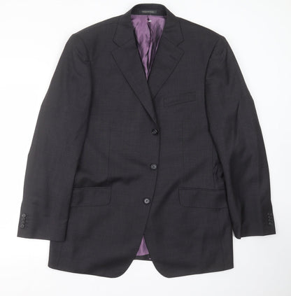 Mens UK Size 42 Greenwoods Elite Regular Grey Suit Jacket