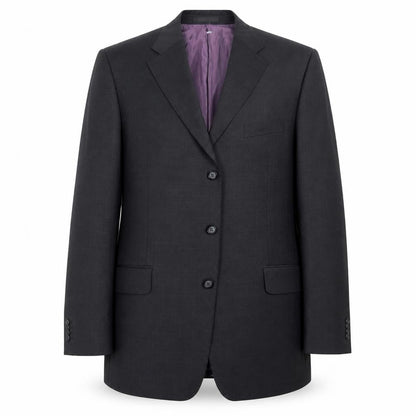 Front view of Greenwoods Elite men’s grey jacket suit jacket, size 42