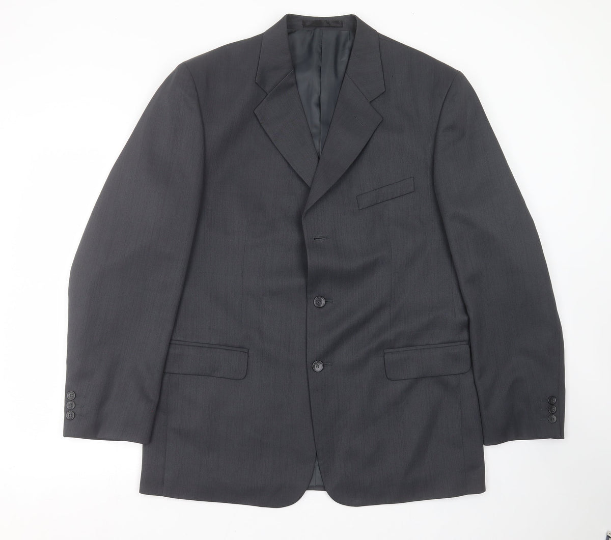 Mens UK Size 42 zantos Regular Grey Suit Jacket