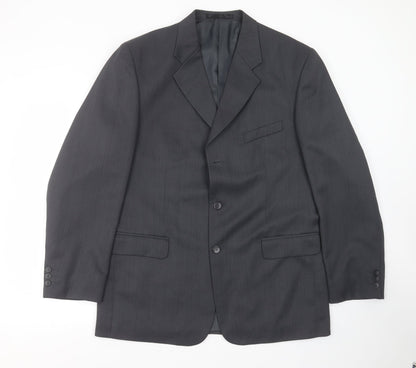 Mens UK Size 42 zantos Regular Grey Suit Jacket