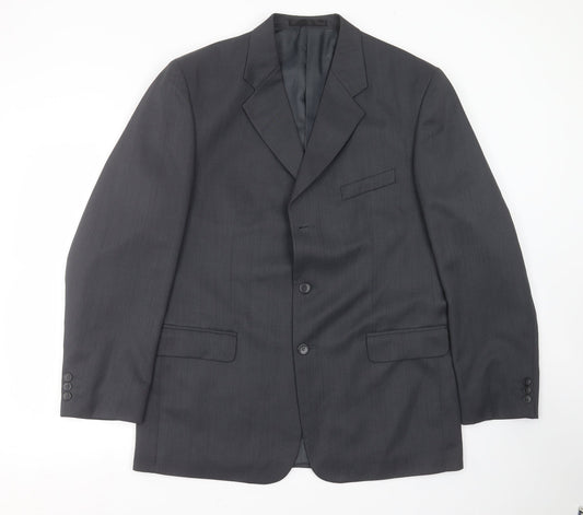 Mens UK Size 42 zantos Regular Grey Suit Jacket
