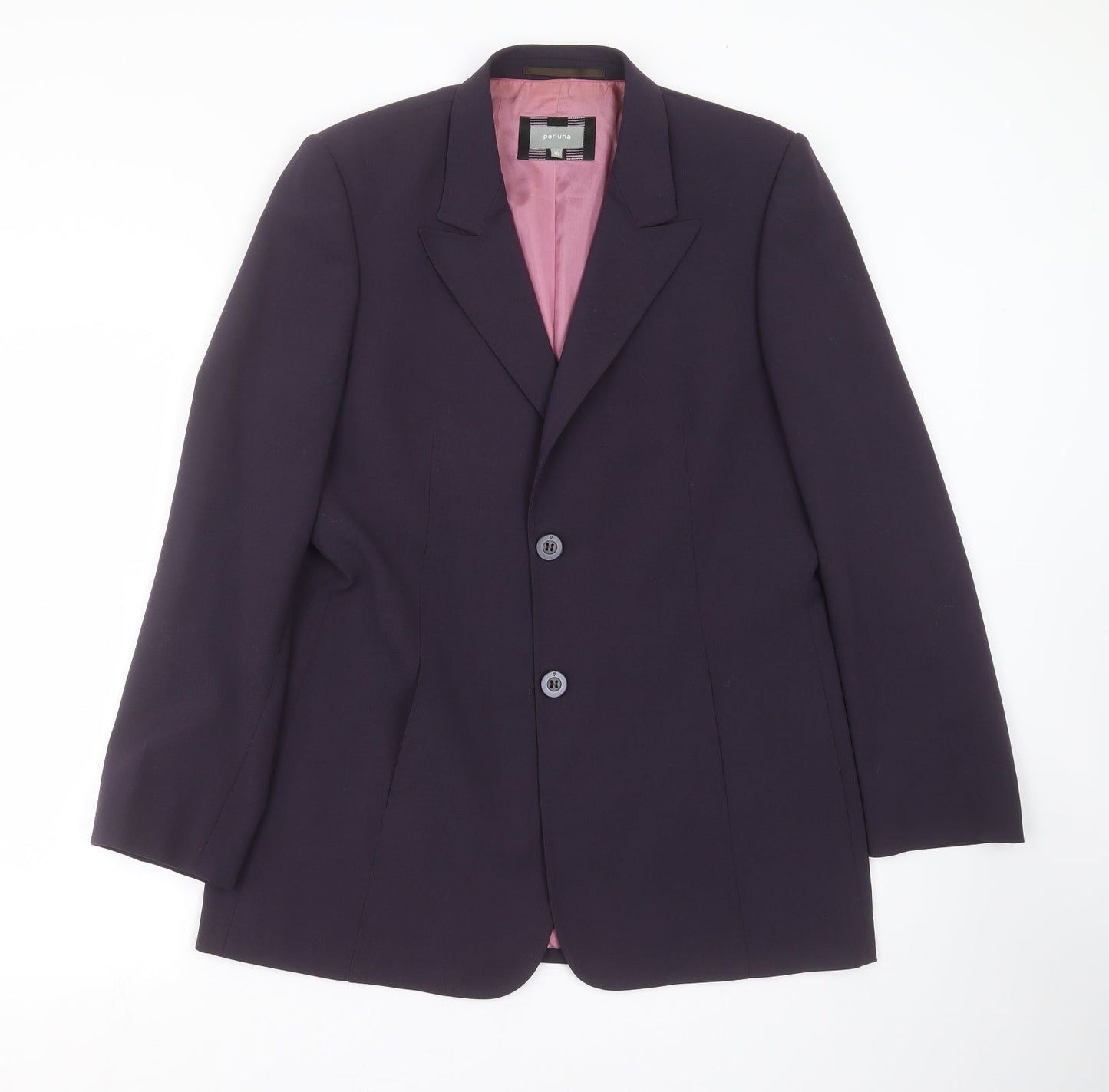 Marks and Spencer Womens Purple   Jacket Suit Jacket Size 16